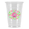 Preppy Hibiscus Party Cups - 16oz - Front/Main
