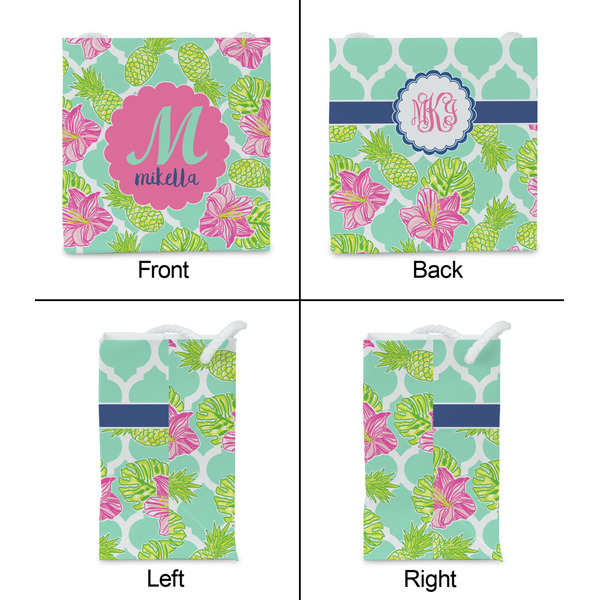 Preppy Hibiscus Party Favor Gift Bag - Matte - Approval