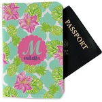 Preppy Hibiscus Passport Holder - Fabric (Personalized)