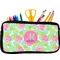 Preppy Hibiscus Neoprene Pencil Case (Personalized)