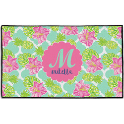 Preppy Hibiscus Door Mat - 60"x36" (Personalized)