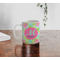 Preppy Hibiscus Personalized Coffee Mug - Lifestyle