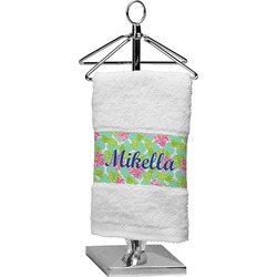 Preppy Hibiscus Cotton Finger Tip Towel (Personalized)