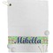 Preppy Hibiscus Personalized Golf Towel