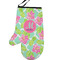 Preppy Hibiscus Left Oven Mitt (Personalized)