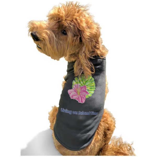 Preppy Hibiscus Pet Shirt - Main