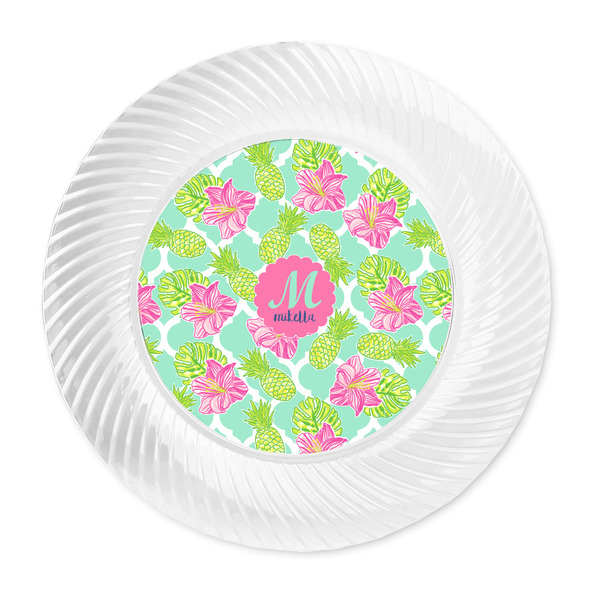 Preppy Hibiscus Plastic Party Dinner Plates - Approval
