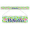Preppy Hibiscus Plastic Ruler - 12" (Personalized)