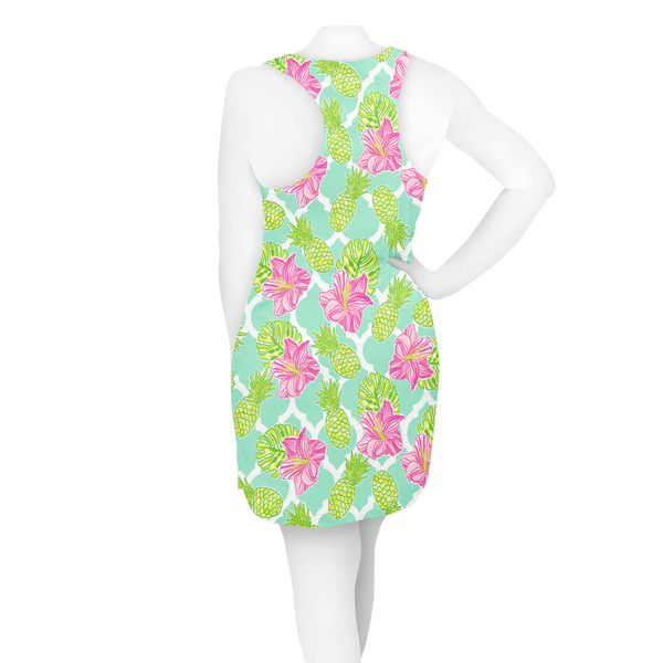 Preppy Hibiscus Racerback Dress - On Model - Back