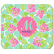Preppy Hibiscus Rectangular Mouse Pad - APPROVAL