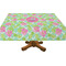 Preppy Hibiscus Rectangular Tablecloths (Personalized)