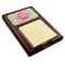 Preppy Hibiscus Red Mahogany Sticky Note Holder (Personalized)