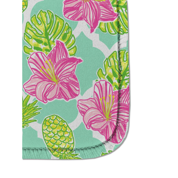 Preppy Hibiscus Sanitizer Holder Keychain - Detail