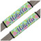 Preppy Hibiscus Seat Belt Covers (Set of 2) (Personalized)