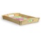 Preppy Hibiscus Serving Tray Wood Small - Corner