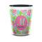 Preppy Hibiscus Shot Glass - Two Tone - FRONT