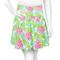 Preppy Hibiscus Skater Skirt - 2X Large