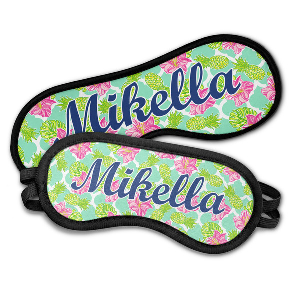 Preppy Hibiscus Sleeping Eye Masks - PARENT