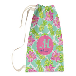 Preppy Hibiscus Laundry Bags - Small (Personalized)