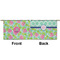 Preppy Hibiscus Small Zipper Pouch Approval (Front and Back)