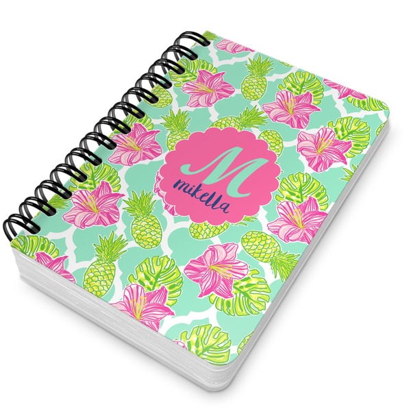 Preppy Hibiscus Spiral Journal 5 x 7 - Main