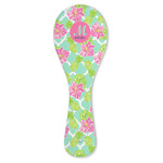 Preppy Hibiscus Ceramic Spoon Rest (Personalized)