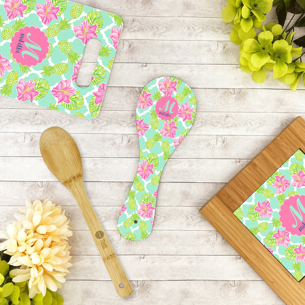 Preppy Hibiscus Spoon Rest Trivet - LIFESTYLE
