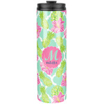 Preppy Hibiscus Stainless Steel Skinny Tumbler - 20 oz (Personalized)