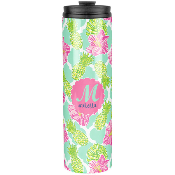Preppy Hibiscus Stainless Steel Tumbler 20 Oz - Front