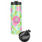 Preppy Hibiscus Stainless Steel Skinny Tumbler (Personalized)