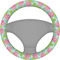 Preppy Hibiscus Steering Wheel Cover