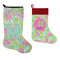 Preppy Hibiscus Stockings - Side by Side compare
