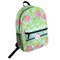 Preppy Hibiscus Student Backpack Front