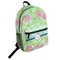 Preppy Hibiscus Student Backpack (Personalized)