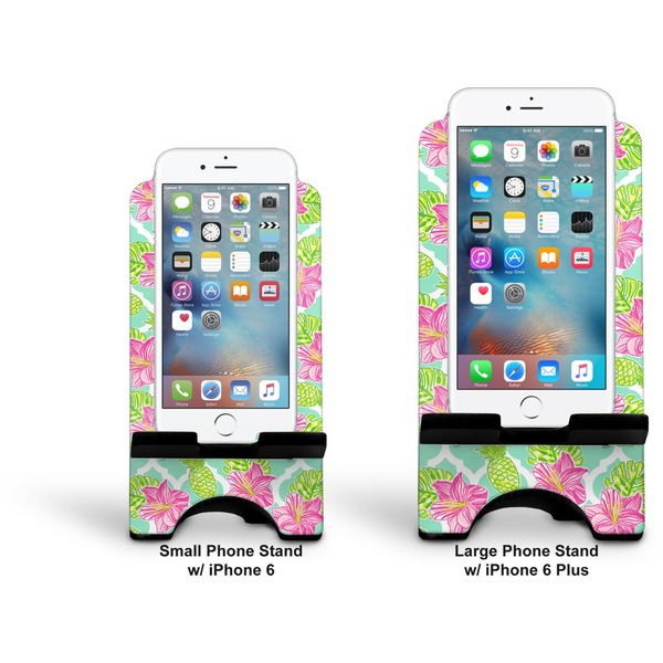 Preppy Hibiscus Stylized Phone Stand - Comparison