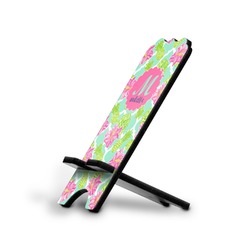 Preppy Hibiscus Stylized Cell Phone Stand - Large (Personalized)