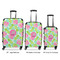 Preppy Hibiscus Suitcase Set 1 - APPROVAL