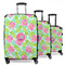 Preppy Hibiscus Suitcase Set 1 - MAIN