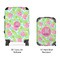 Preppy Hibiscus Suitcase Set 4 - APPROVAL