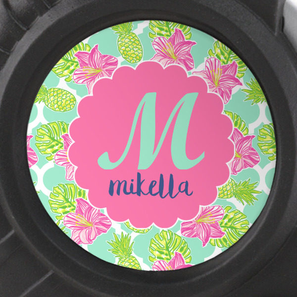 Preppy Hibiscus Tape Measure - 25ft - detail