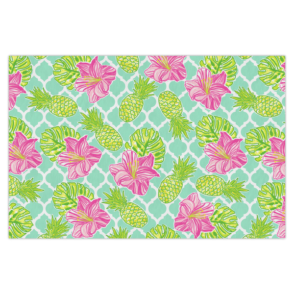 Custom Preppy Hibiscus Tissue Paper Sheets - X-Large - Heavyweight