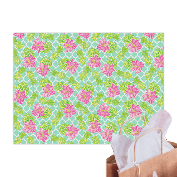 Preppy Hibiscus Tissue Paper Sheets - Main