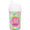 Preppy Hibiscus Toddler Sippy Cup (Personalized)