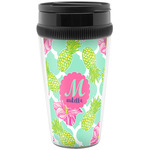 Preppy Hibiscus Acrylic Travel Mug without Handle (Personalized)