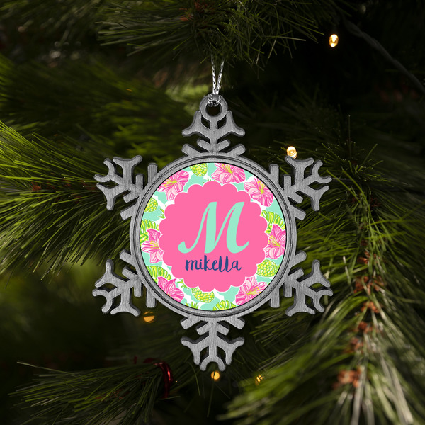 Preppy Hibiscus Vintage Snowflake - (LIFESTYLE)