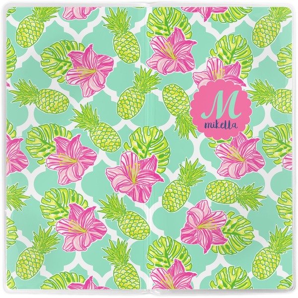 Preppy Hibiscus Vinyl Document Wallet - Apvl