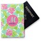 Preppy Hibiscus Vinyl Passport Holder (Personalized)