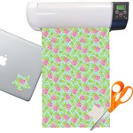 Preppy Hibiscus Sticker Vinyl Sheet (Permanent)