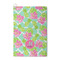 Preppy Hibiscus Waffle Weave Golf Towel - Front/Main