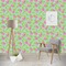 Preppy Hibiscus Wallpaper & Surface Covering